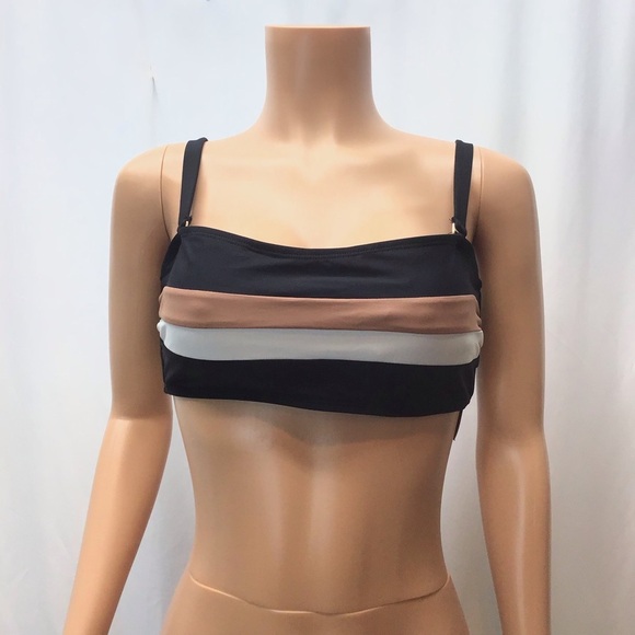 Time and Tru Womens Black Wrap Bikini Top Size XLarge - Picture 3 of 7